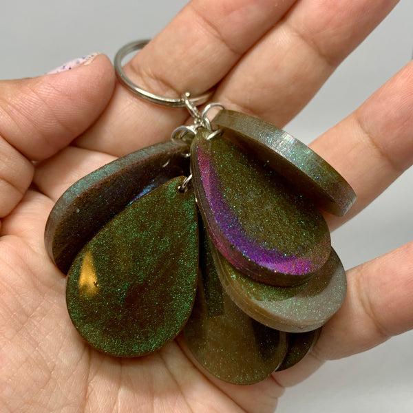 Tear drops key chain