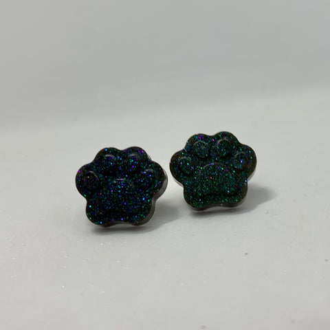 Paw Print - Tiny Studs - Smidgen