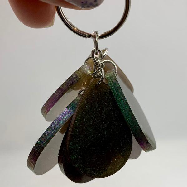 Tear drops key chain