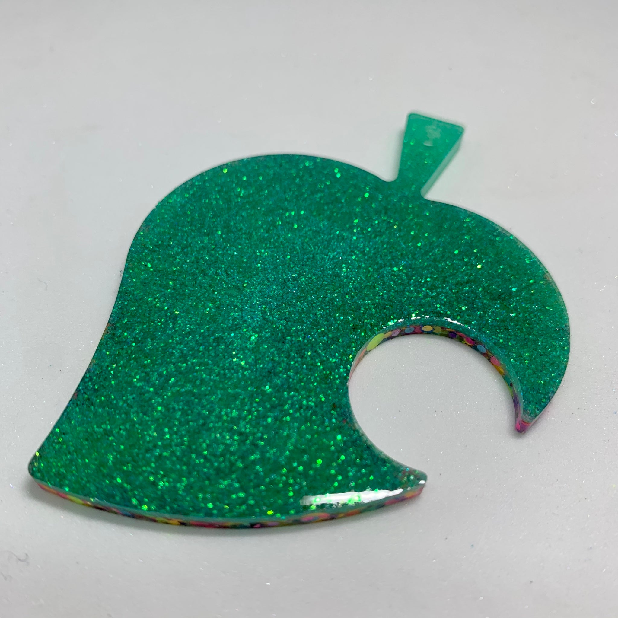 Two Sided Leaf Keychain