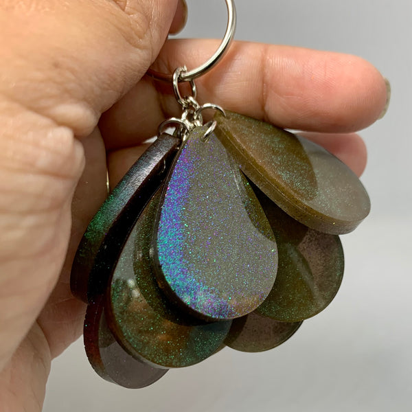 Tear drops key chain