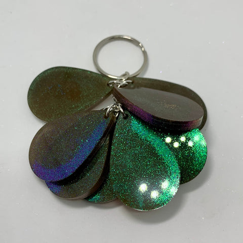 Tear drops key chain
